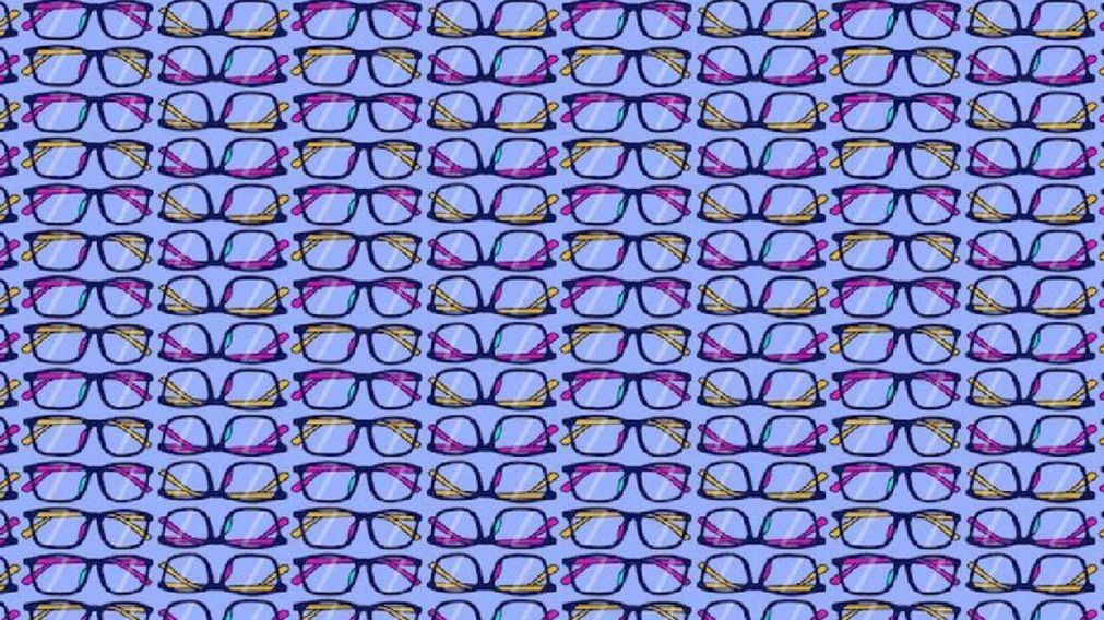 Desafiá tu mente en este reto visual y encontrá los dos pares de anteojos diferentes en solo 15 segundos.