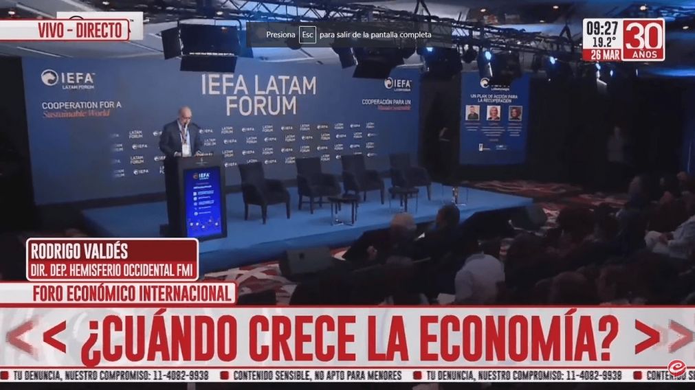 El director para el Hemisferio Occidental del Fondo Monetario planteó respaldos y desafíos del Gobierno de Javier Milei.