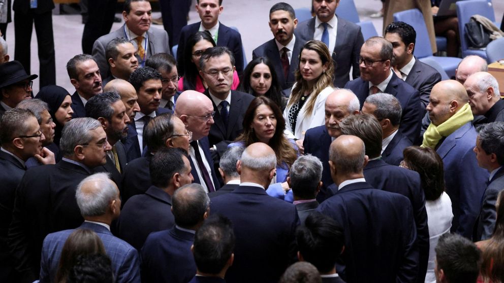 El Consejo de Seguridad de las Naciones Unidas votó una resolución sobre Gaza que exige un alto el fuego inmediato. (NA:REUTERS/Andrew Kelly)