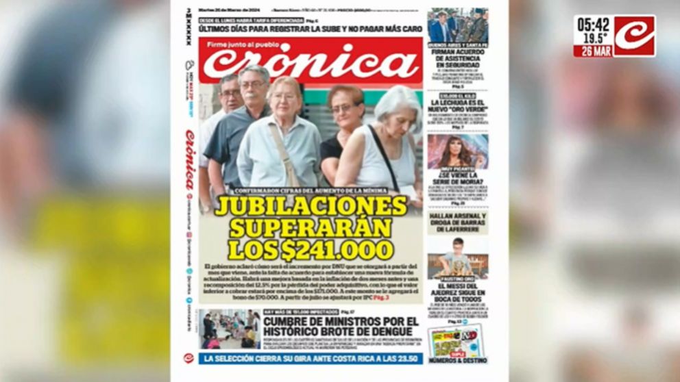 Atención jubilados: los haberes mínimos superarán los 240 mil pesos en abril