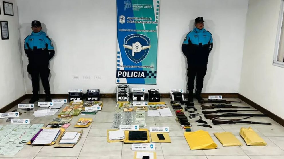 Desbarataron una red de cuevas de venta de dinero en Pinamar y Villa Gesell