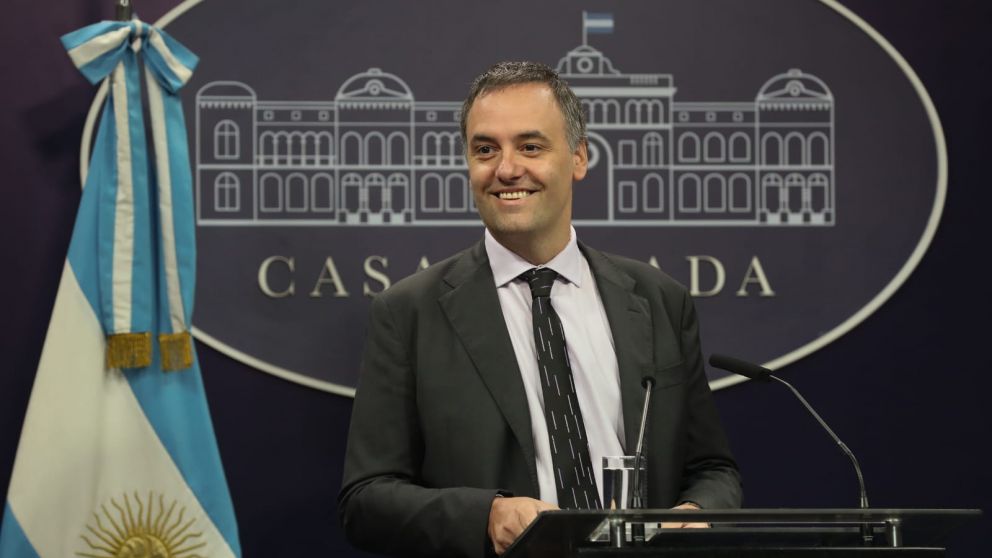 Manuel Adorni brind� precisiones sobre el decreto por la nueva f�rmula de movilidad jubilatoria (Presidencia).