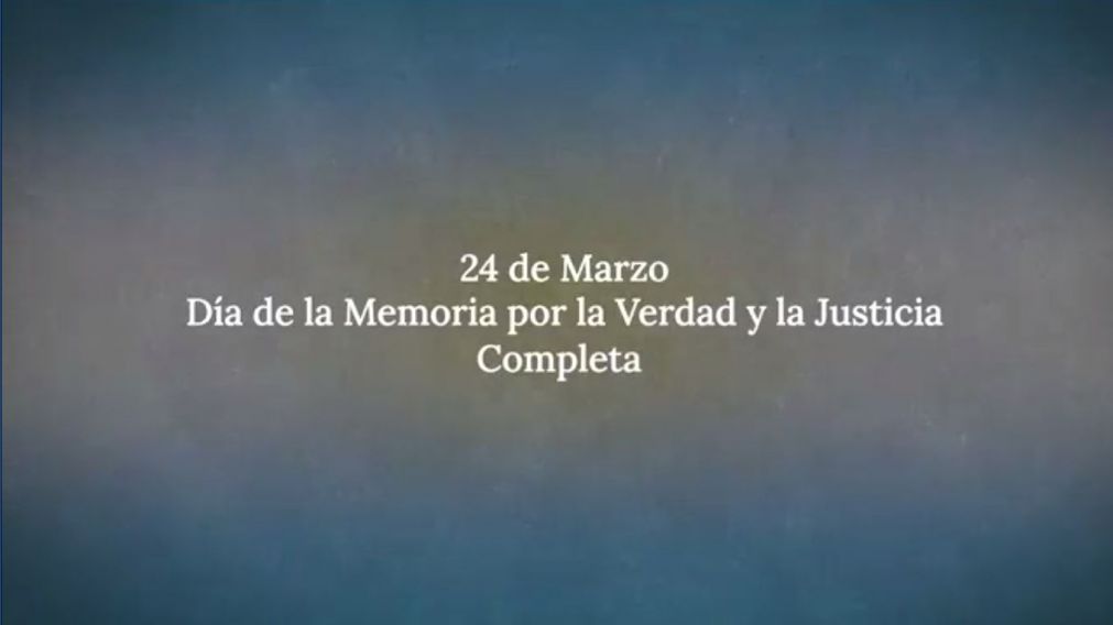 El Gobierno de Javier Milei publicó un spot por el 24 de marzo (Captura de video).
