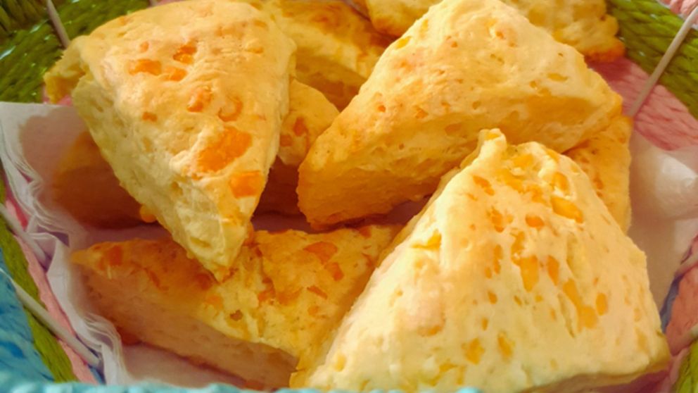 Scones de queso: una opción súper sencilla para la merienda.