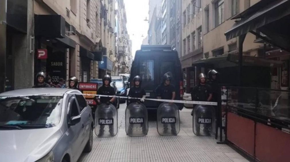 Violento mot�n en una comisar�a del microcentro porte�o.