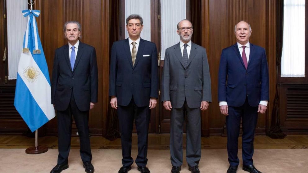 Los ministros de la Corte Suprema de Justicia (Archivo).