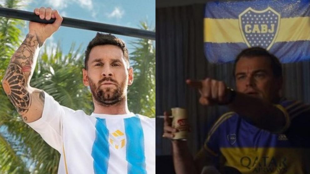 Messi posó con nuevos diseños de la marca deportiva que lo visté y uno de los conjuntos emocionó a los fanáticos de Boca.