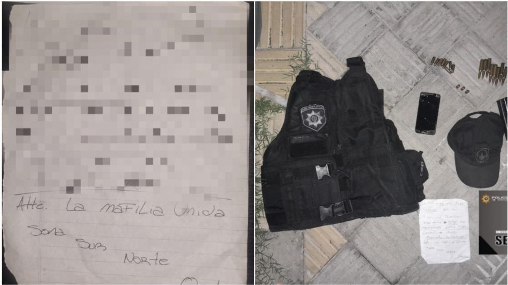 Un nuevo mensaje con sello mafioso fue encontrado en la ciudad de Rosario.