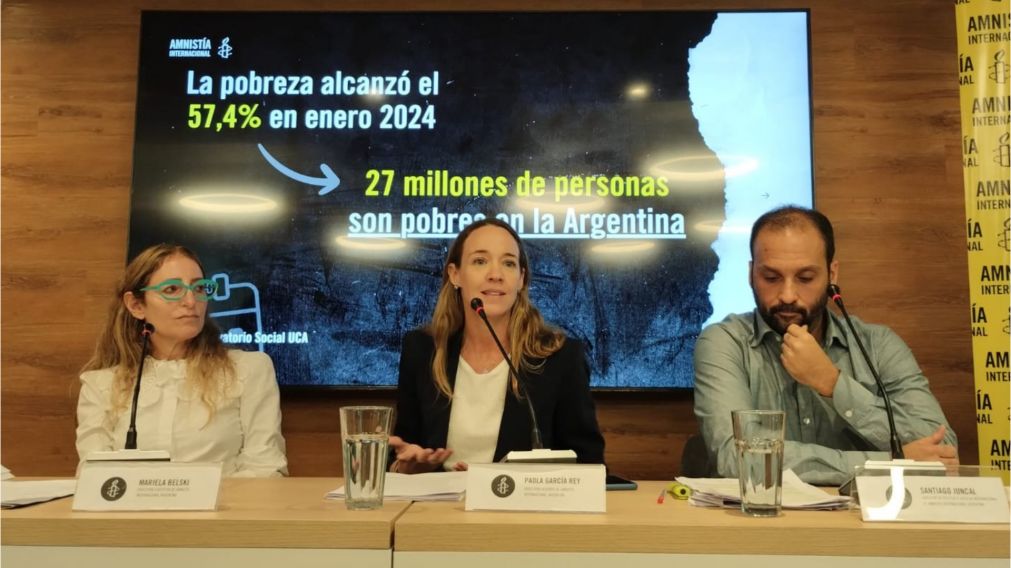 La Amnistía Internacional Argentina evaluó los 100 días de Gobierno de Javier Milei.