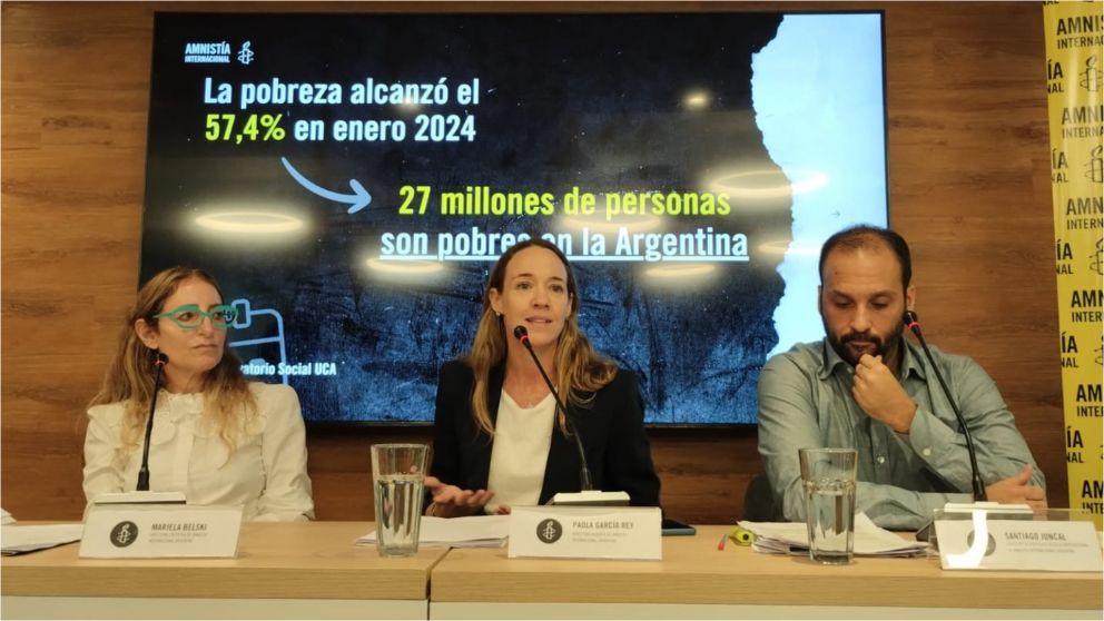 La Amnistía Internacional Argentina evaluó los 100 días de Gobierno de Javier Milei.