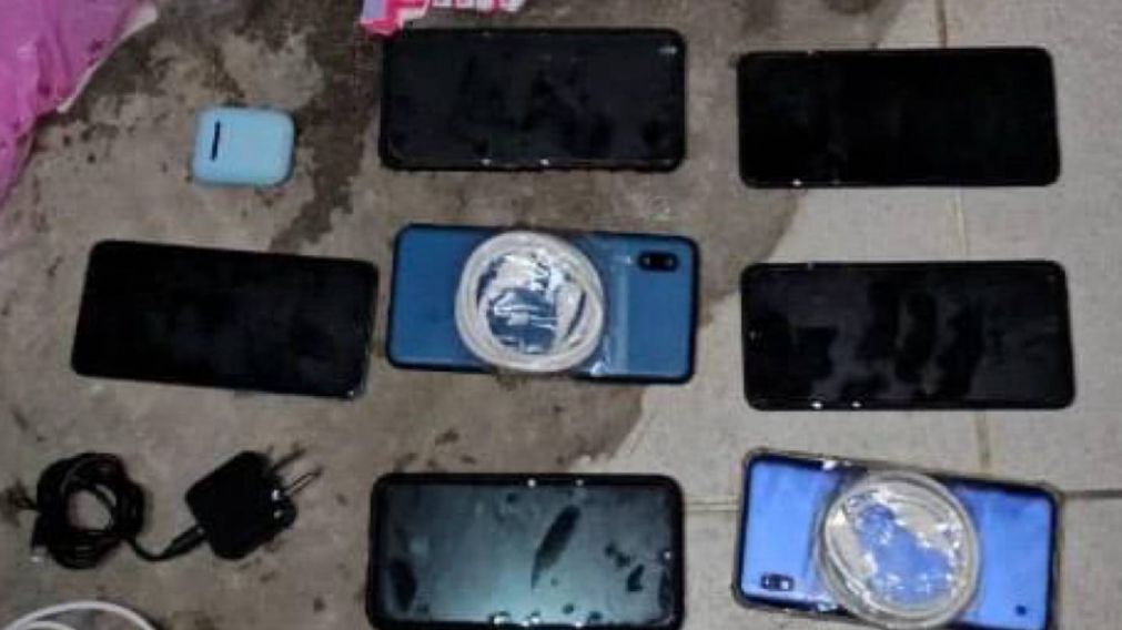 Elementos secuestrados al agente penitenciario detenido en la cárcel de Coronda.