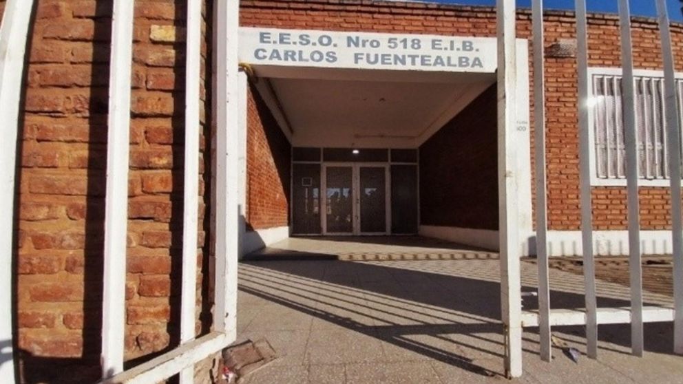 Una de las escuelas rosarinas amenazadas (Gentileza Rosario3).