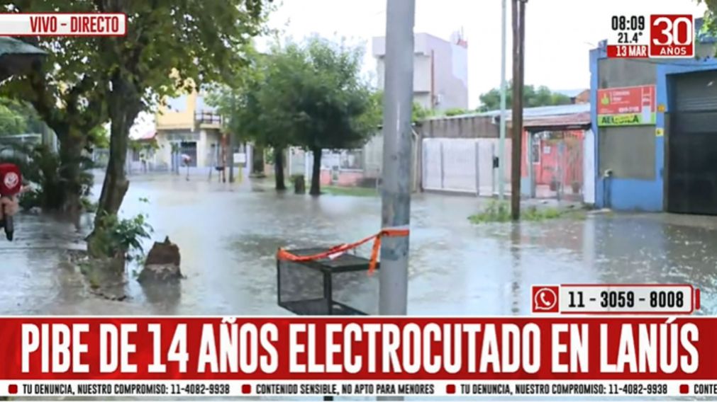 El desgarrador testimonio del vecino que salvó al adolescente de 14 años electrocutado: "Nos quedamos muy mal"