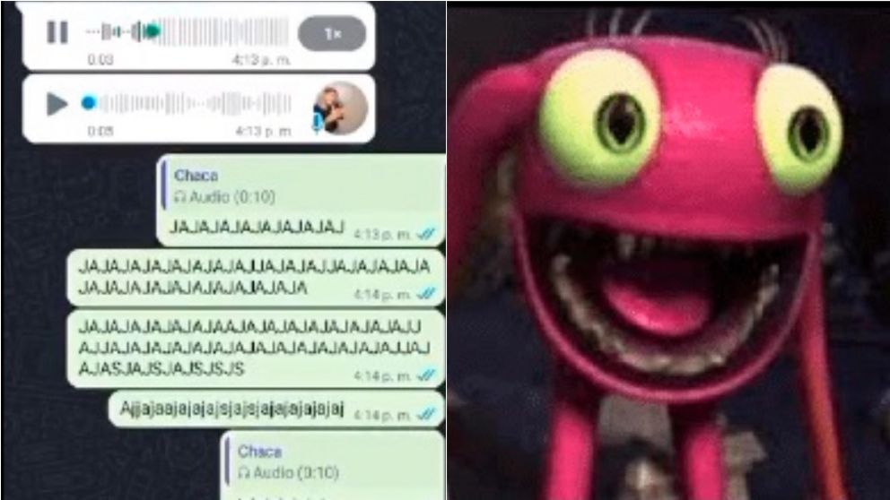 Mandaba un audio y algo inesperado casi lo mata del susto: "¡Me cag... todo!"