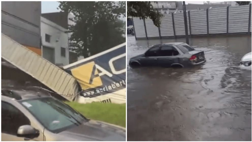 Impactante temporal azota el AMBA.