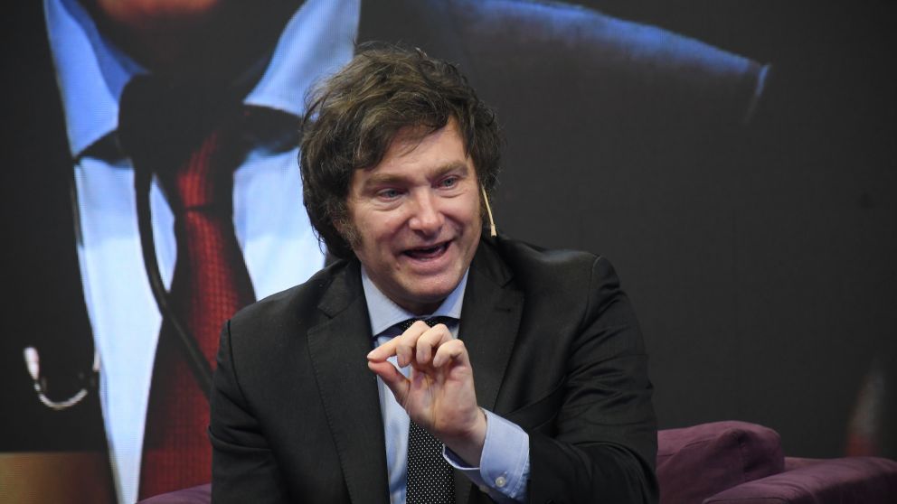 "El 70% de la gente está convencida que vamos a derrotar la inflación", afirmó Javier Milei (Crónica / Rubén Paredes).