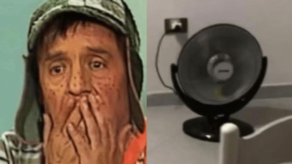 Un argentino se compró un extraño "ventilador" en Italia y sorprendió a todos al mostrar la curiosa función (Tiktok/ @mmatsol)
