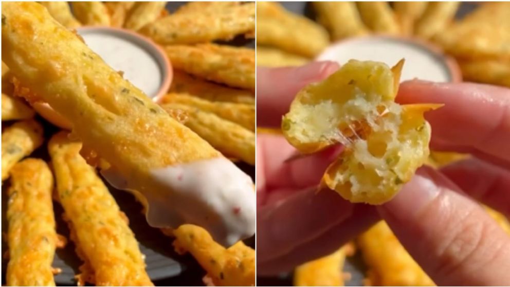 Receta de palitos crocantes de papa y queso: una opción rica e innovadora.