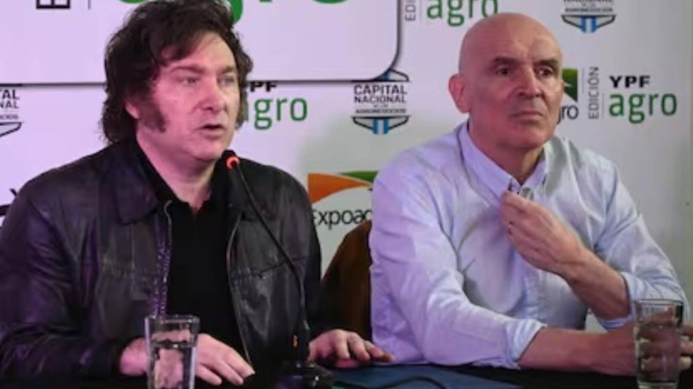Javier Milei en Expoagro 2024: "Esto es licuadora y motosierra", dijo.
