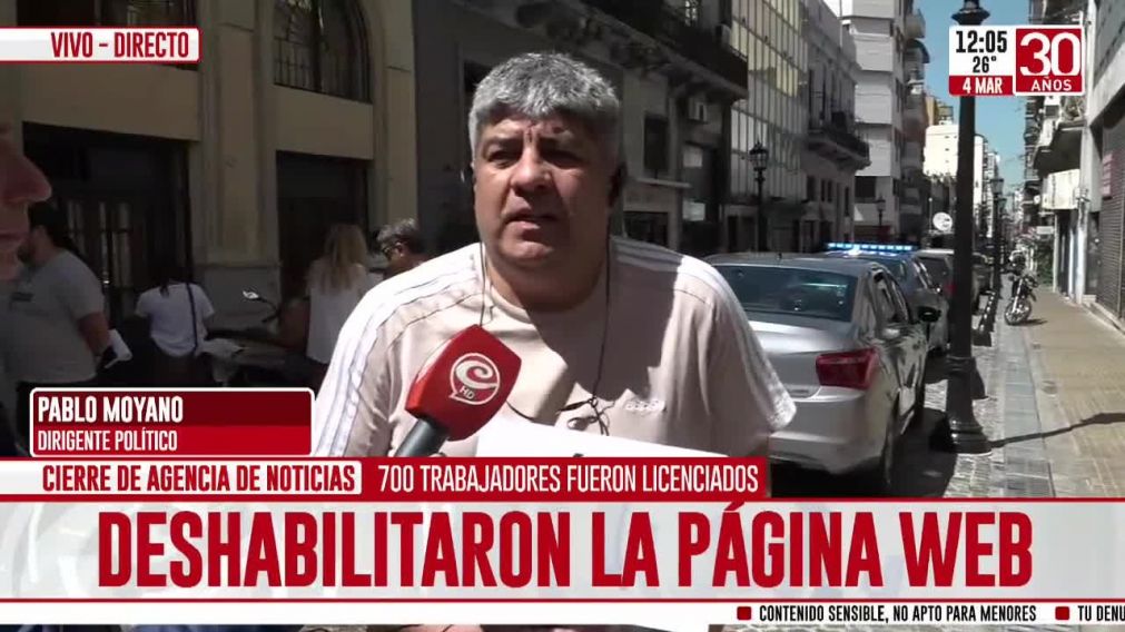 Moyano aseguró que "770 familias han quedado de un plumazo en la calle".