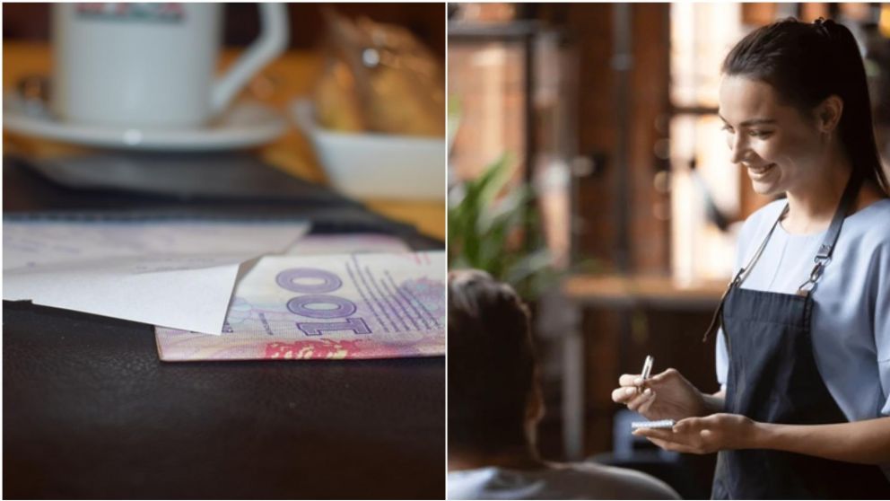 El impactante motivo por el cual un hombre dejó una gran propina en un restaurante (Imágenes ilustrativas).