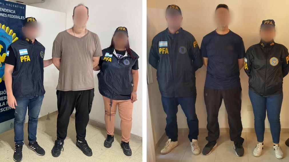 Así capturaron a dos hombres por producción, distribución y comercialización internacional de pornografía infantil.