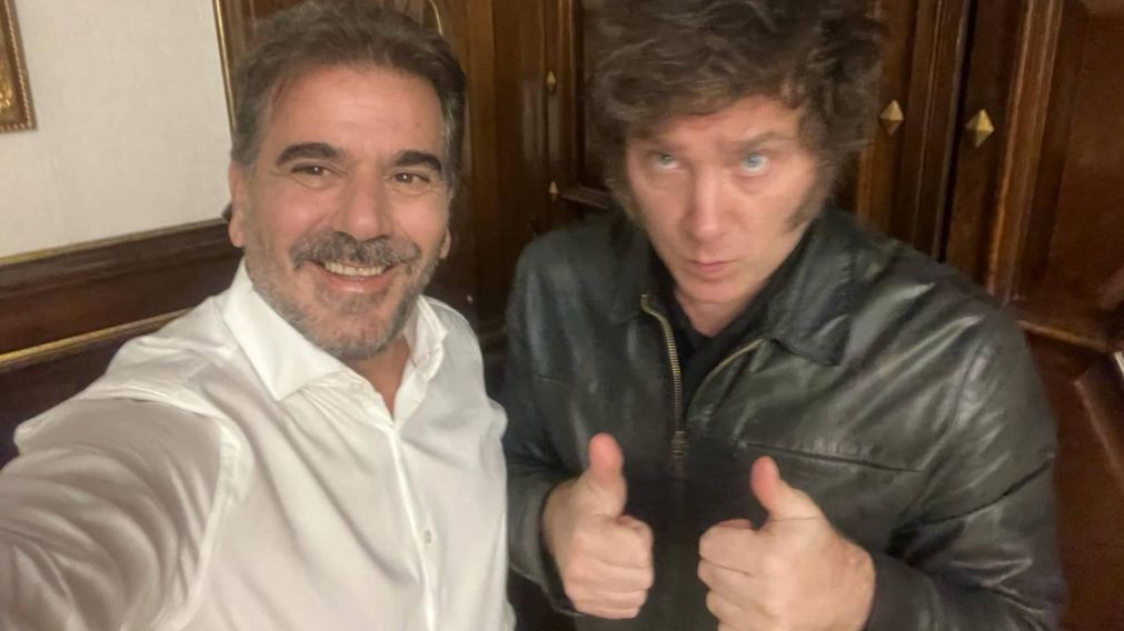 Detalles del almuerzo entre Javier Milei y Cristian Ritondo.