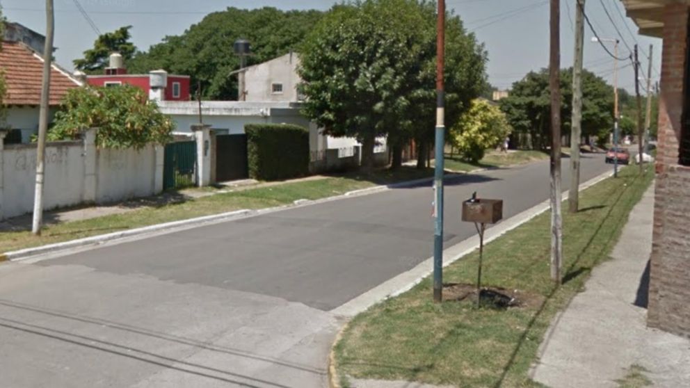 Acá, este vecindario, se produjo el fallecimiento de la muchacha.