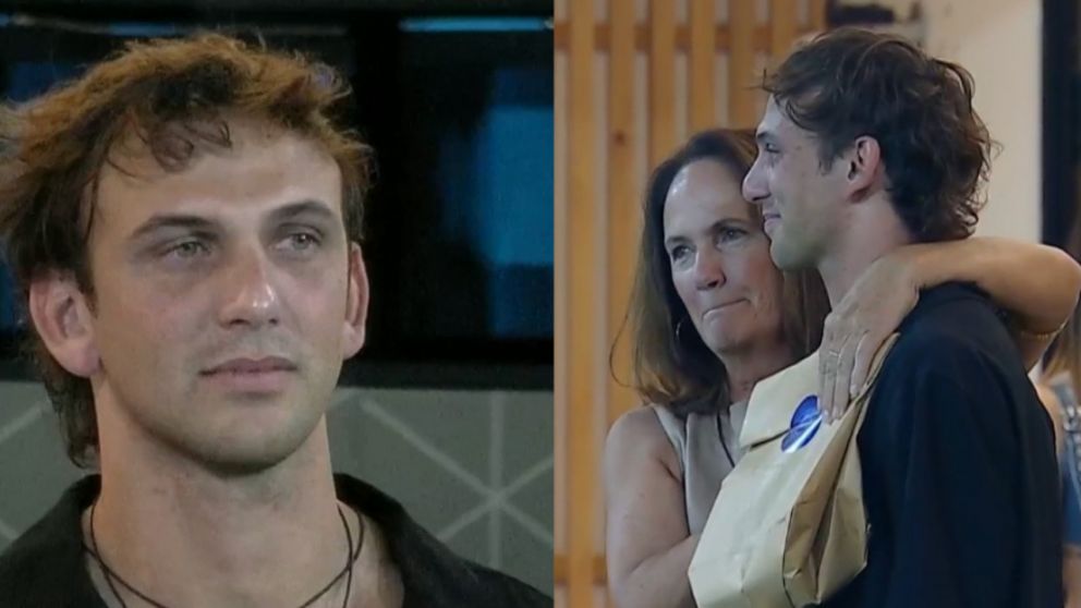 La mamá de Bautista ingresó a la casa de Gran Hermano y conmovió a todos con su visita (Imagen captura vídeo).