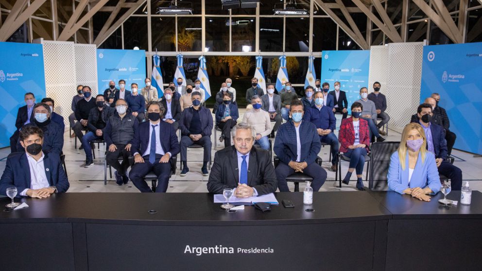 El Fondo para el Fortalecimiento Fiscal de la Provincia había sido anunciado por Alberto Fernández en septiembre de 2020 (Archivo).