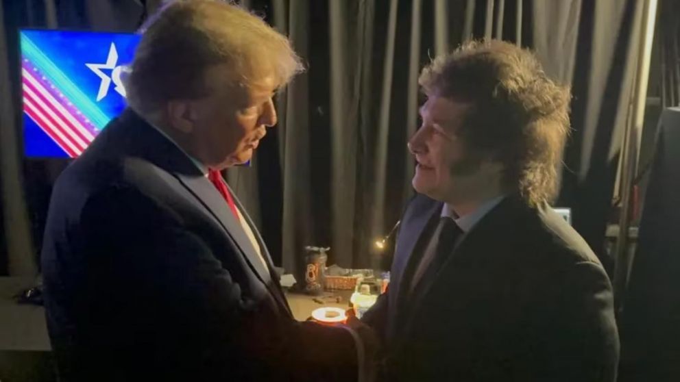 Javier Milei se reunió con Donald Trump.