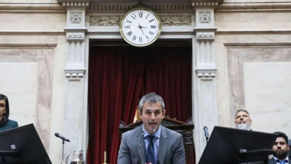 Martín Menem, presidente de la Cámara de Diputados.