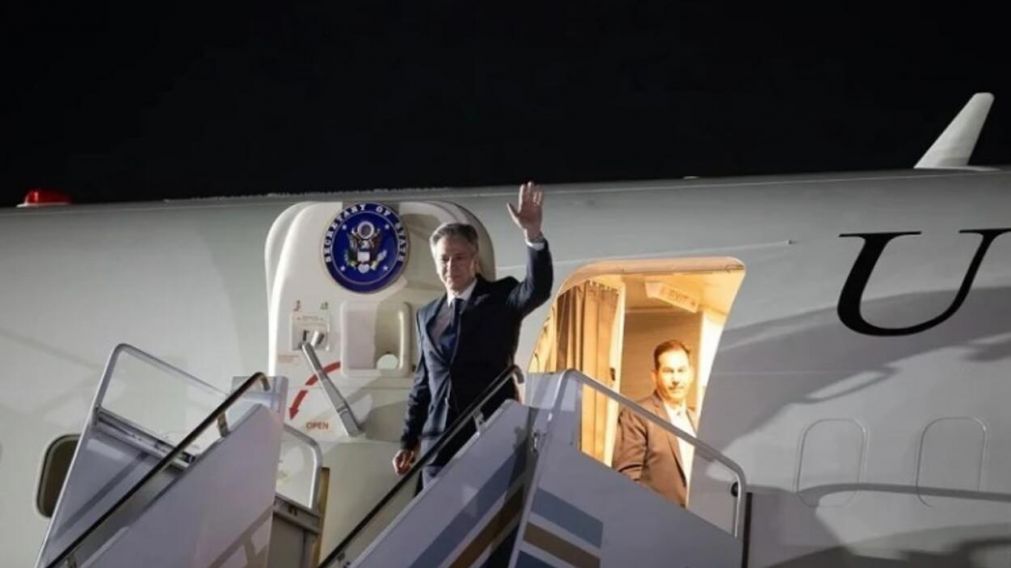 Antony Blinken llegó el jueves por la noche a nuestro país (Embajada de Estados Unidos).