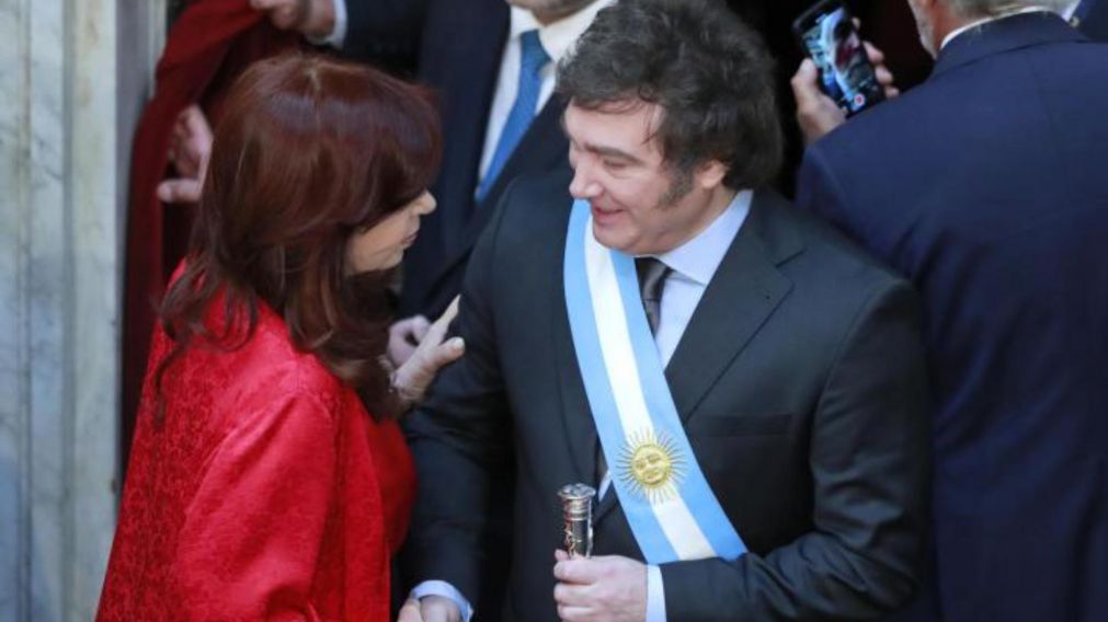 Javier Milei record� la charla que mantuvo con Cristina Kirchner en el d�a de su asunci�n.
