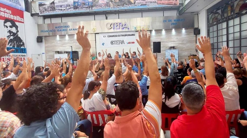 CTERA confirmó paro nacional docente para el lunes