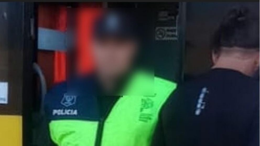 Este es el sujeto que fue apresado por las autoridades.