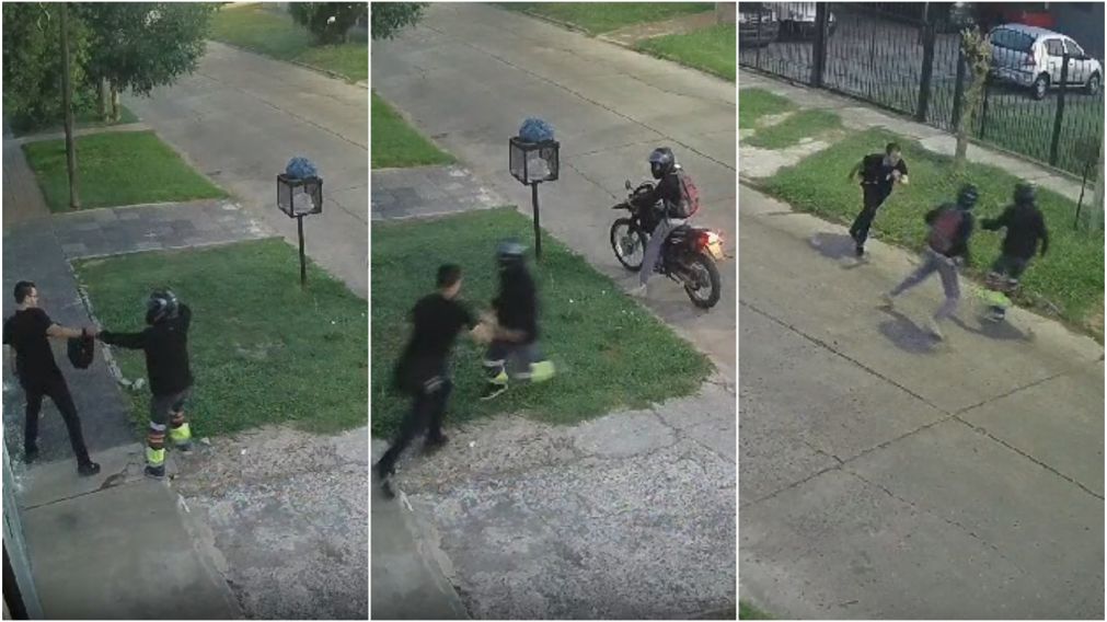 La víctima trató de impedir el robo de sus pertenencias.