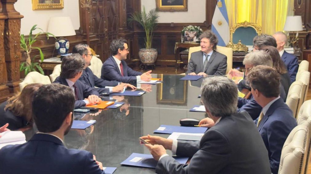 Javier Milei y Diana Mondino se reunieron en la Casa Rosada con el canciller de Francia.