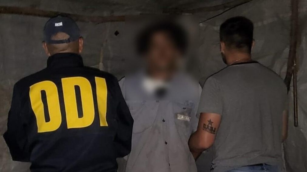 Así fue reducido el autor del homicidio de Hugo Hernán Brossard.