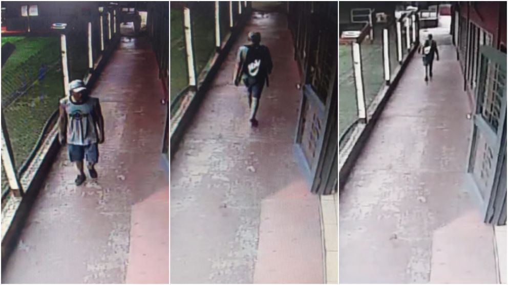 El sospechoso había sido grabado por una cámara de seguridad (Captura de video).