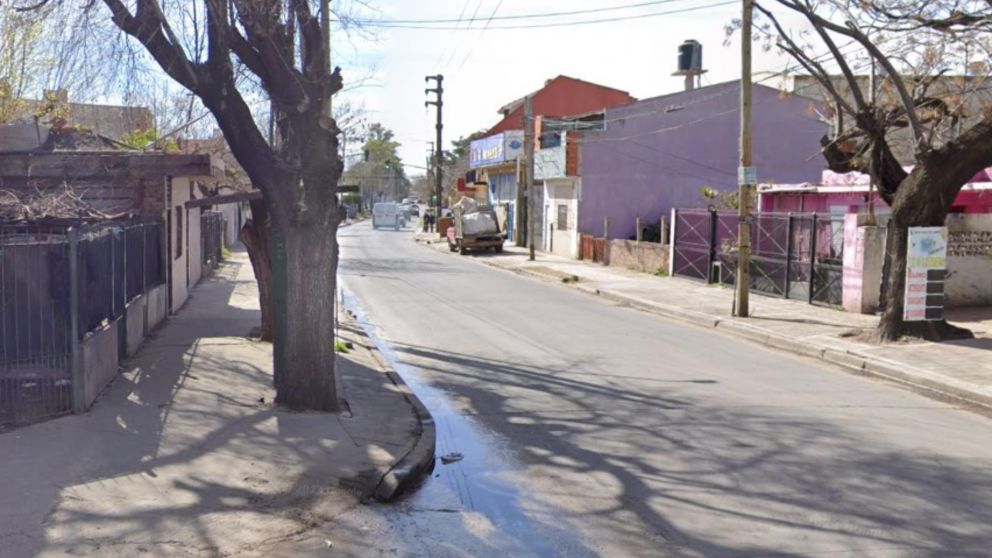 Acá, en este vecindario, se produjo el accidente en el que fueron arrollados los ciclistas.