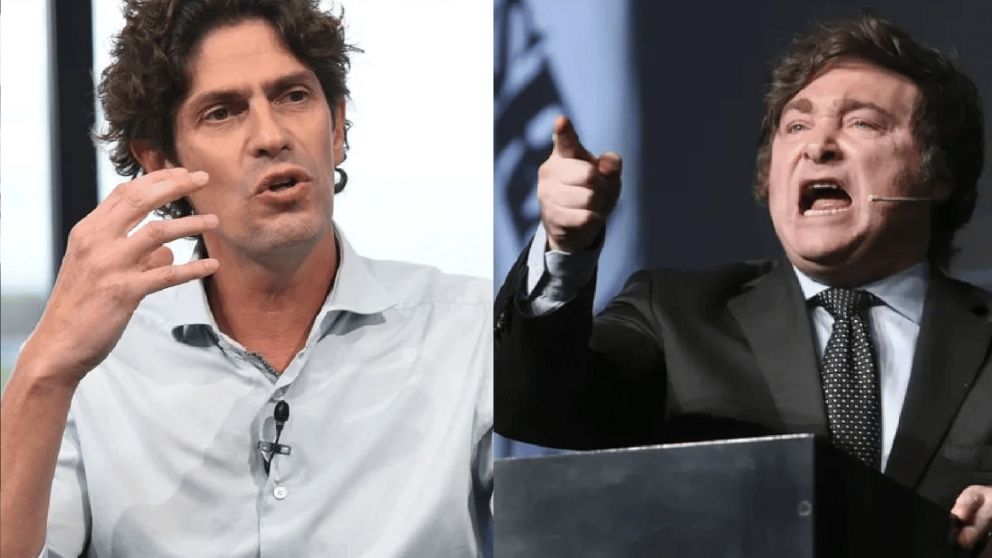El presidente de la UCR, Martín Lousteau, criticó el plan económico de la dolarización que busca instalar el presidente Javier Milei (Archivo).