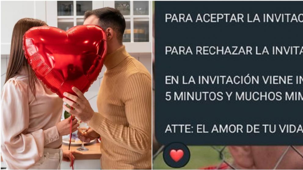 San Valentín: la llamativa propuesta que un hombre le hizo a su novia.