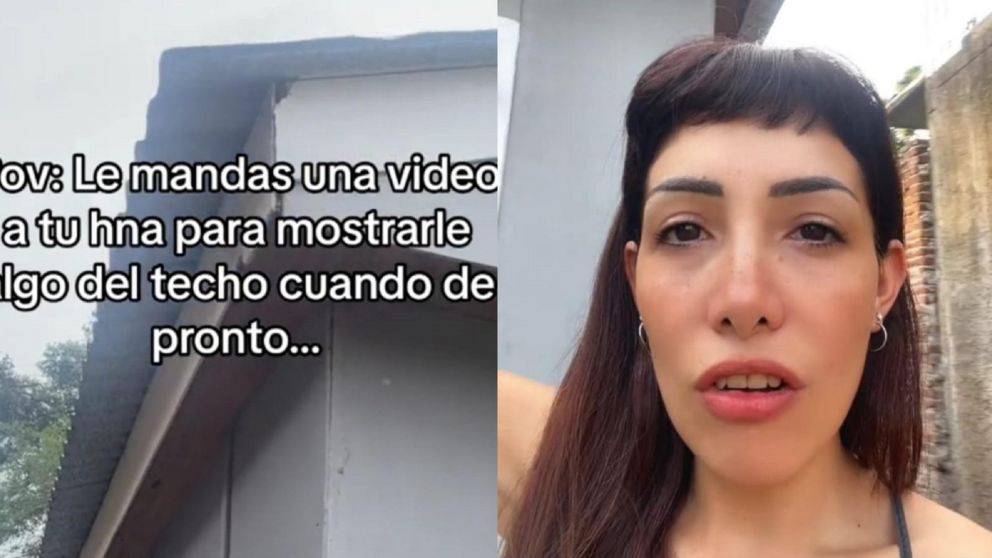 La joven compartió el video del momento en TikTok y dejó a todos con la boca abierta.