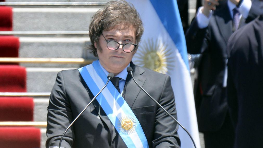 El presidente Javier Milei tildó de "mugre" y de "delincuentes" a gobernadores que no apoyaron la Ley Ómnibus (Nahuel Ventura / Crónica / Archivo).