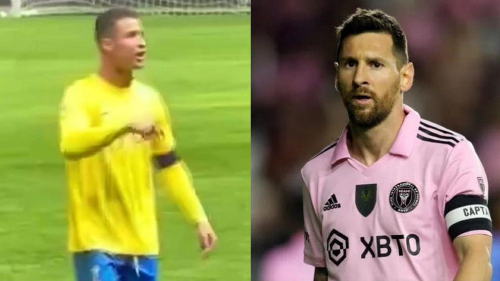 El portugués no dudó en reaccionar ante los constantes gritos a favor del astro argentino.
