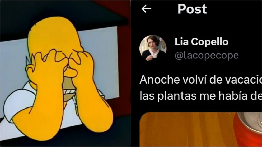 Una joven asombró a su amiga en su domiclio.
