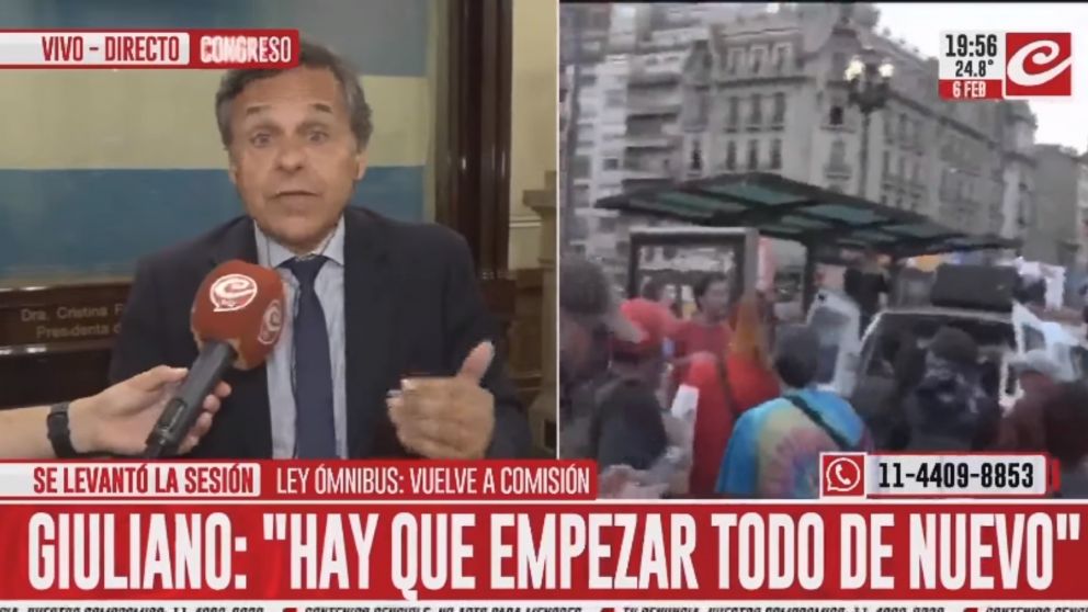 Diego Giuliano habló en exclusiva con Crónica HD.