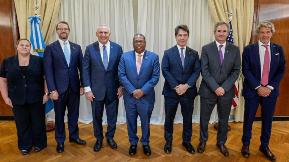 El encuentro se llevó adelante en el Palacio de Hacienda.