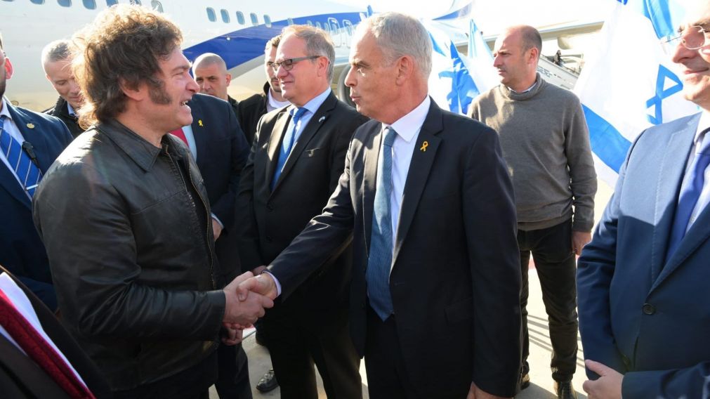 Javier Milei en Israel (X/@IsraelArgentina).